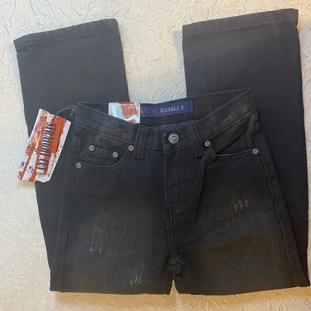 💥K1 Kobale 1 Boys Straight Cut Denim  Jeans 5